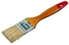 Кисть плоская 100мм 4" светлая натуральная щетина, деревянная ручка 