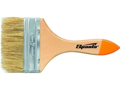 Кисть плоская  75мм 3" SPARTA Slimline натуральная щетина, деревянная ручка (824405)