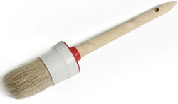 Кисть круглая 45мм №12, STAYER "UNIVERSAL-STANDARD" натуральная щетина, деревянная ручка (0141-45)