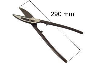 Ножницы для резки металла 290мм Н-30-2КШЛ шлиф.  (пряморежущие)