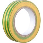 Изолента ПВХ 15мм х10м х0,18мм, желто-зеленая, STAYER "PROFI" 