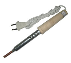 Паяльник электрический  80Вт 220В (деревянная  ручка) (55405-80) 